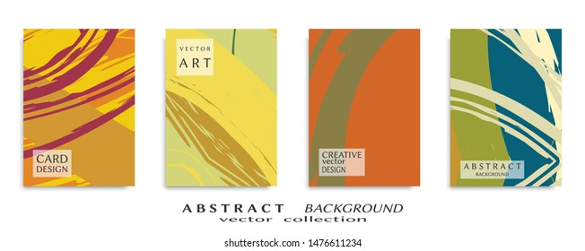 Abstract universal grunge art texture, web header template. Collage page, design for card, invitation, brochure brush strokes style, banner idea, book cover, booklet print, flyer sheet a4