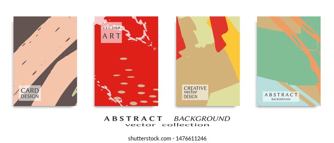 Abstract universal grunge art texture, web header template. Collage page, design for card, invitation, brochure brush strokes style, banner idea, book cover, booklet print, flyer sheet a4