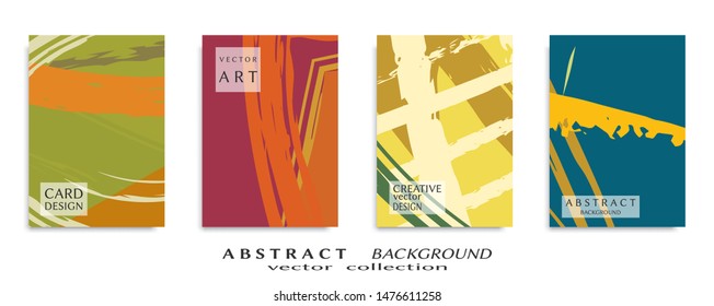 Abstract universal grunge art texture, web header template. Collage page, design for card, invitation, brochure brush strokes style, banner idea, book cover, booklet print, flyer sheet a4