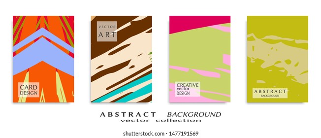 Abstract universal grunge art texture, web header template. Collage page, design for card, invitation, brochure brush strokes style, banner idea, book cover, booklet print, flyer sheet a4