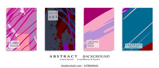 Abstract universal grunge art texture, web header template. Collage page, design for card, invitation, brochure brush strokes style, banner idea, book cover, booklet print, flyer sheet a4