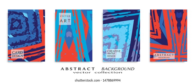 Abstract universal grunge art texture, web header template. Collage page, design for card, invitation, brochure brush strokes style, banner idea, book cover, booklet print, flyer sheet a4