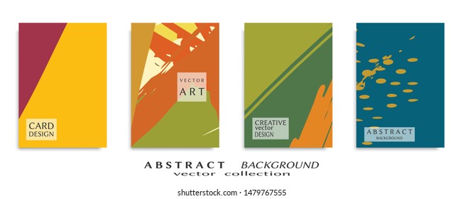 Abstract universal grunge art texture, web header template. Collage page, design for card, invitation, brochure brush strokes style, banner idea, book cover, booklet print, flyer sheet a4