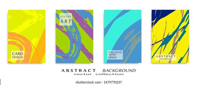 Abstract universal grunge art texture, web header template. Collage page, design for card, invitation, brochure brush strokes style, banner idea, book cover, booklet print, flyer sheet a4