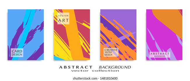Abstract universal grunge art texture, web header template. Collage page, design for card, invitation, brochure brush strokes style, banner idea, book cover, booklet print, flyer sheet a4