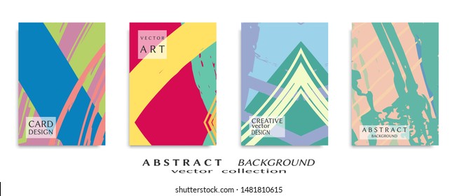 Abstract universal grunge art texture, web header template. Collage page, design for card, invitation, brochure brush strokes style, banner idea, book cover, booklet print, flyer sheet a4