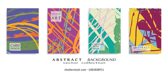 Abstract universal grunge art texture, web header template. Collage page, design for card, invitation, brochure brush strokes style, banner idea, book cover, booklet print, flyer sheet a4