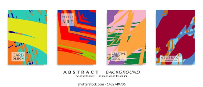 Abstract universal grunge art texture, web header template. Collage page, design for card, invitation, brochure brush strokes style, banner idea, book cover, booklet print, flyer sheet a4