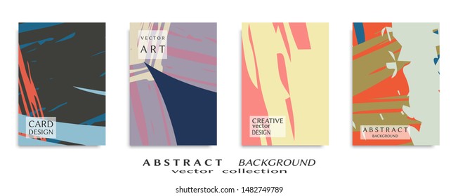 Abstract universal grunge art texture, web header template. Collage page, design for card, invitation, brochure brush strokes style, banner idea, book cover, booklet print, flyer sheet a4