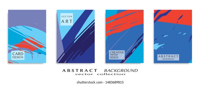 Abstract universal grunge art texture, web header template. Collage page, design for card, invitation, brochure brush strokes style, banner idea, book cover, booklet print, flyer sheet a4