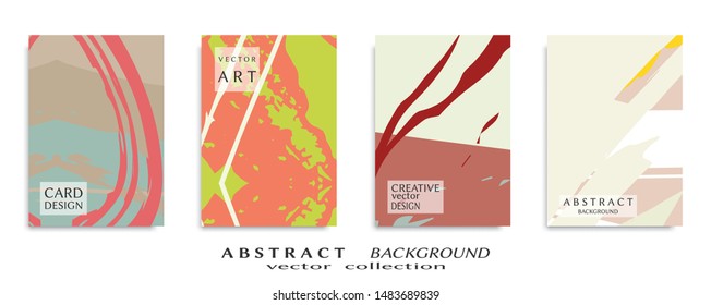 Abstract universal grunge art texture, web header template. Collage page, design for card, invitation, brochure brush strokes style, banner idea, book cover, booklet print, flyer sheet a4