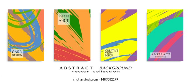 Abstract universal grunge art texture, web header template. Collage page, design for card, invitation, brochure brush strokes style, banner idea, book cover, booklet print, flyer sheet a4