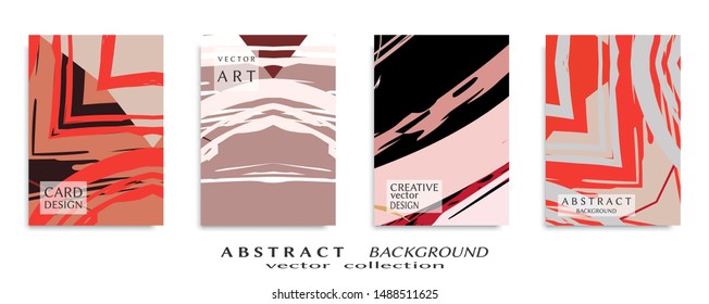 Abstract universal grunge art texture, web header template. Collage page, design for card, invitation, brochure brush strokes style, banner idea, book cover, booklet print, flyer sheet a4