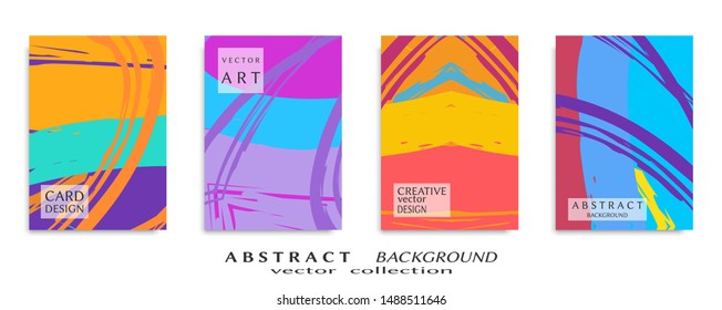 Abstract universal grunge art texture, web header template. Collage page, design for card, invitation, brochure brush strokes style, banner idea, book cover, booklet print, flyer sheet a4
