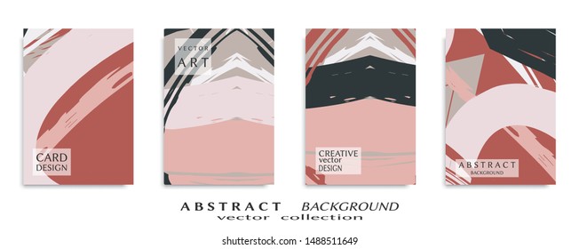 Abstract universal grunge art texture, web header template. Collage page, design for card, invitation, brochure brush strokes style, banner idea, book cover, booklet print, flyer sheet a4