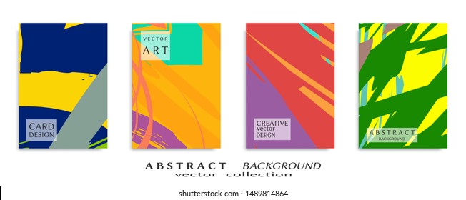 Abstract universal grunge art texture, web header template. Collage page, design for card, invitation, brochure brush strokes style, banner idea, book cover, booklet print, flyer sheet a4