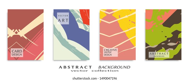 Abstract universal grunge art texture, web header template. Collage page, design for card, invitation, brochure brush strokes style, banner idea, book cover, booklet print, flyer sheet a4