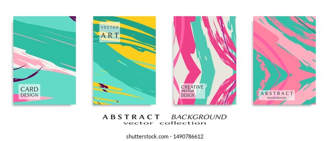 Abstract universal grunge art texture, web header template. Collage page, design for card, invitation, brochure brush strokes style, banner idea, book cover, booklet print, flyer sheet a4