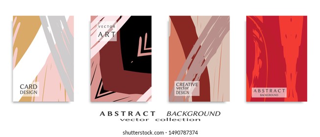 Abstract universal grunge art texture, web header template. Collage page, design for card, invitation, brochure brush strokes style, banner idea, book cover, booklet print, flyer sheet a4