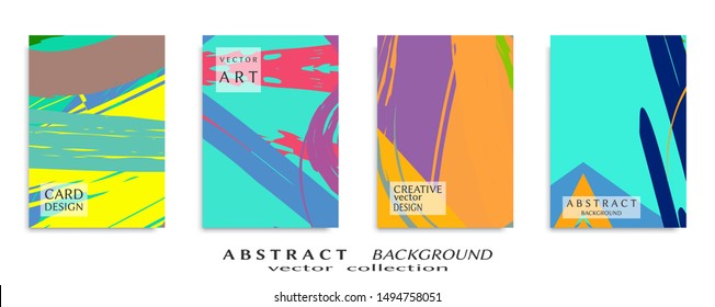 Abstract universal grunge art texture, web header template. Collage page, design for card, invitation, brochure brush strokes style, banner idea, book cover, booklet print, flyer sheet a4