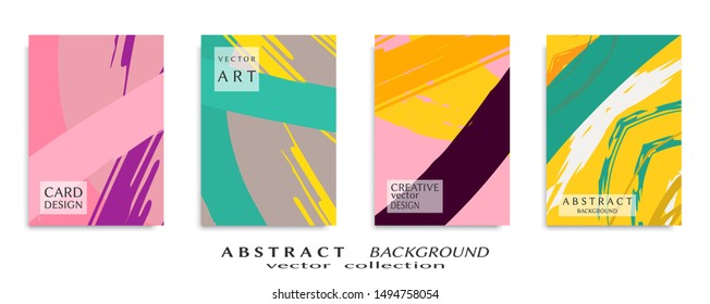 Abstract universal grunge art texture, web header template. Collage page, design for card, invitation, brochure brush strokes style, banner idea, book cover, booklet print, flyer sheet a4