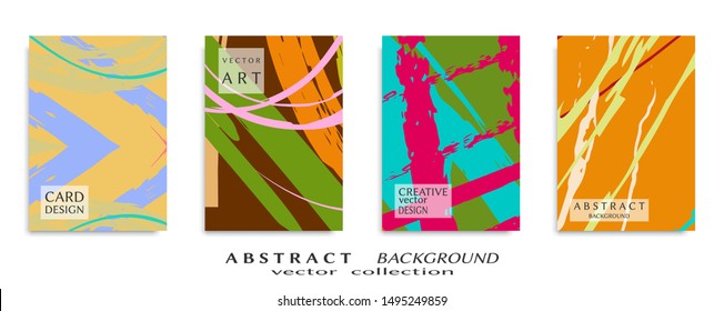 Abstract universal grunge art texture, web header template. Collage page, design for card, invitation, brochure brush strokes style, banner idea, book cover, booklet print, flyer sheet a4