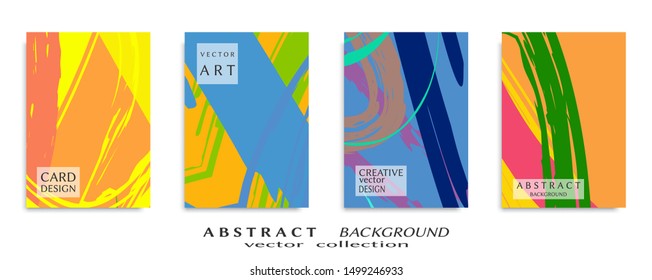 Abstract universal grunge art texture, web header template. Collage page, design for card, invitation, brochure brush strokes style, banner idea, book cover, booklet print, flyer sheet a4