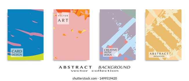 Abstract universal grunge art texture, web header template. Collage page, design for card, invitation, brochure brush strokes style, banner idea, book cover, booklet print, flyer sheet a4