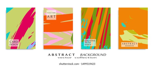 Abstract universal grunge art texture, web header template. Collage page, design for card, invitation, brochure brush strokes style, banner idea, book cover, booklet print, flyer sheet a4