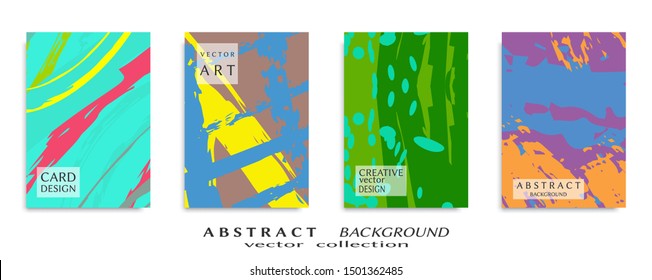 Abstract universal grunge art texture, web header template. Collage page, design for card, invitation, brochure brush strokes style, banner idea, book cover, booklet print, flyer sheet a4