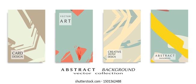 Abstract universal grunge art texture, web header template. Collage page, design for card, invitation, brochure brush strokes style, banner idea, book cover, booklet print, flyer sheet a4