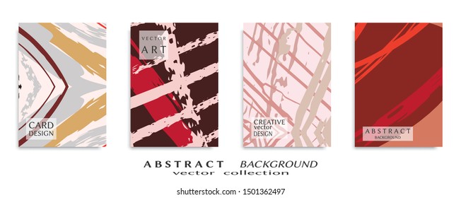 Abstract universal grunge art texture, web header template. Collage page, design for card, invitation, brochure brush strokes style, banner idea, book cover, booklet print, flyer sheet a4