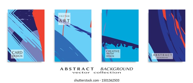 Abstract universal grunge art texture, web header template. Collage page, design for card, invitation, brochure brush strokes style, banner idea, book cover, booklet print, flyer sheet a4