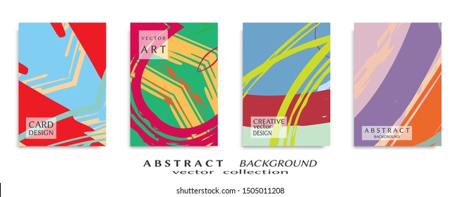 Abstract universal grunge art texture, web header template. Collage page, design for card, invitation, brochure brush strokes style, banner idea, book cover, booklet print, flyer sheet a4