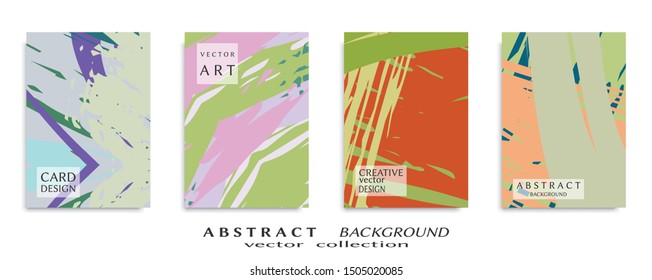 Abstract universal grunge art texture, web header template. Collage page, design for card, invitation, brochure brush strokes style, banner idea, book cover, booklet print, flyer sheet a4
