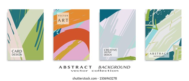 Abstract universal grunge art texture, web header template. Collage page, design for card, invitation, brochure brush strokes style, banner idea, book cover, booklet print, flyer sheet a4