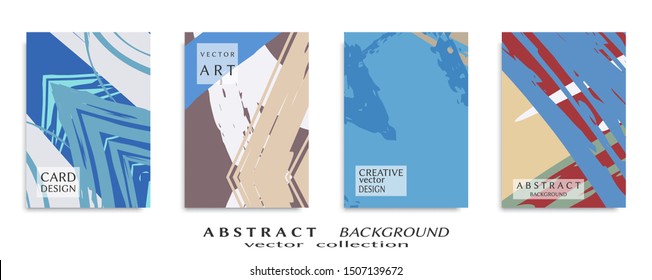 Abstract universal grunge art texture, web header template. Collage page, design for card, invitation, brochure brush strokes style, banner idea, book cover, booklet print, flyer sheet a4