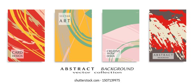Abstract universal grunge art texture, web header template. Collage page, design for card, invitation, brochure brush strokes style, banner idea, book cover, booklet print, flyer sheet a4