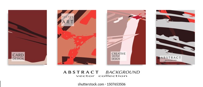 Abstract universal grunge art texture, web header template. Collage page, design for card, invitation, brochure brush strokes style, banner idea, book cover, booklet print, flyer sheet a4