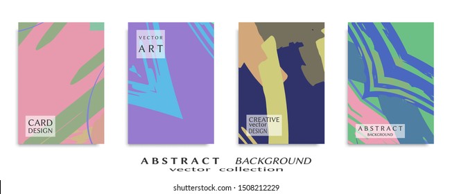 Abstract universal grunge art texture, web header template. Collage page, design for card, invitation, brochure brush strokes style, banner idea, book cover, booklet print, flyer sheet a4