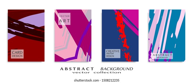 Abstract universal grunge art texture, web header template. Collage page, design for card, invitation, brochure brush strokes style, banner idea, book cover, booklet print, flyer sheet a4