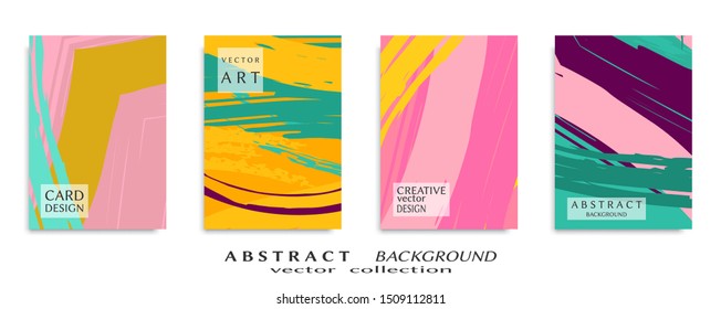 Abstract universal grunge art texture, web header template. Collage page, design for card, invitation, brochure brush strokes style, banner idea, book cover, booklet print, flyer sheet a4