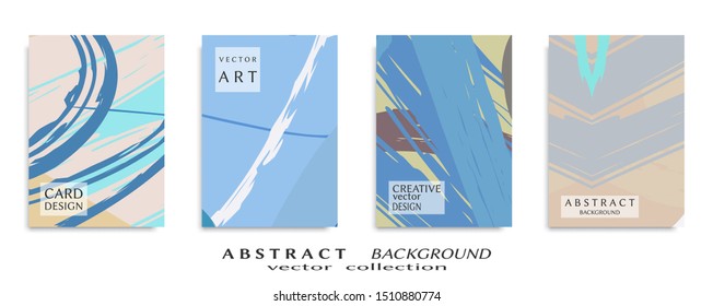 Abstract universal grunge art texture, web header template. Collage page, design for card, invitation, brochure brush strokes style, banner idea, book cover, booklet print, flyer sheet a4