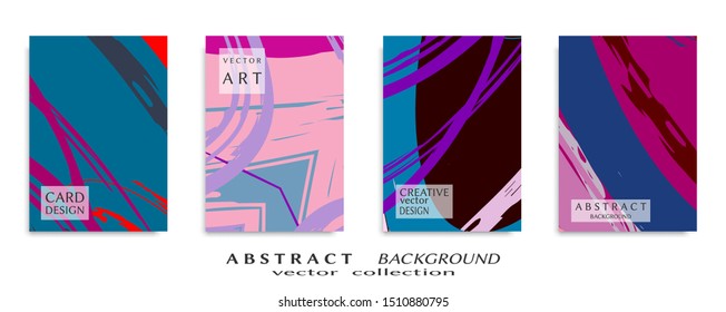 Abstract universal grunge art texture, web header template. Collage page, design for card, invitation, brochure brush strokes style, banner idea, book cover, booklet print, flyer sheet a4
