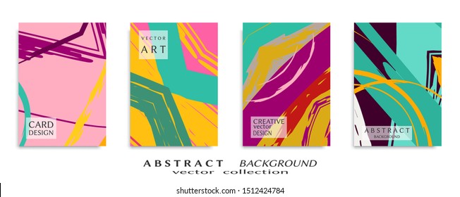 Abstract universal grunge art texture, web header template. Collage page, design for card, invitation, brochure brush strokes style, banner idea, book cover, booklet print, flyer sheet a4