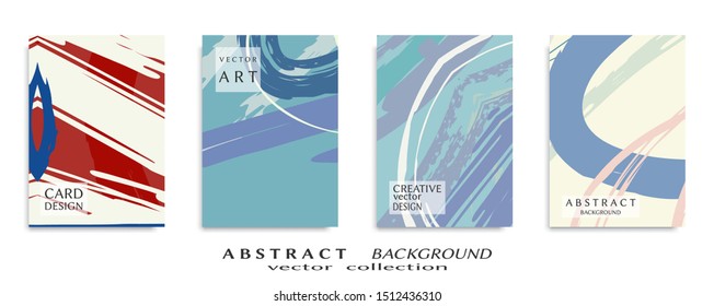 Abstract universal grunge art texture, web header template. Collage page, design for card, invitation, brochure brush strokes style, banner idea, book cover, booklet print, flyer sheet a4