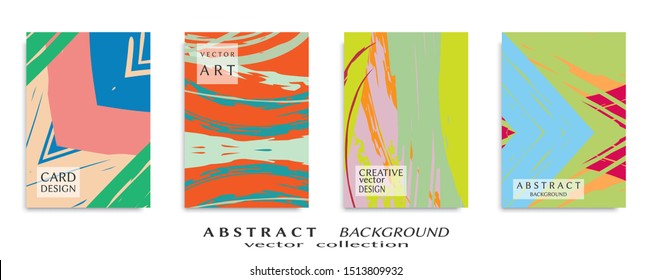 Abstract universal grunge art texture, web header template. Collage page, design for card, invitation, brochure brush strokes style, banner idea, book cover, booklet print, flyer sheet a4