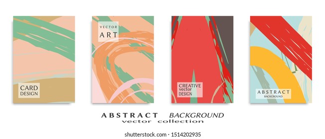 Abstract universal grunge art texture, web header template. Collage page, design for card, invitation, brochure brush strokes style, banner idea, book cover, booklet print, flyer sheet a4