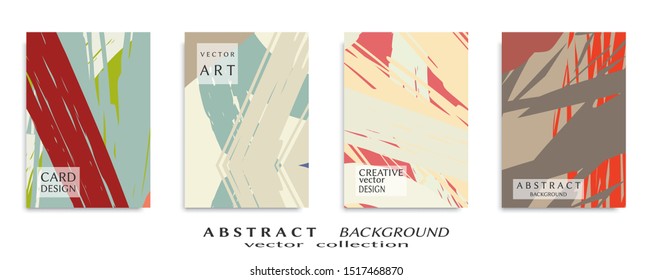 Abstract universal grunge art texture, web header template. Collage page, design for card, invitation, brochure brush strokes style, banner idea, book cover, booklet print, flyer sheet a4