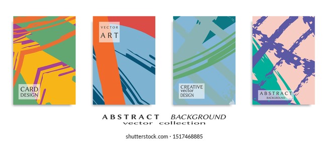 Abstract universal grunge art texture, web header template. Collage page, design for card, invitation, brochure brush strokes style, banner idea, book cover, booklet print, flyer sheet a4